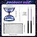 Simgoing Chinese Yoyo LED Diabolo Set Includes Colorful Diabolo Toy Light up Professional Yoyo with 2 Pieces Sticks 1 Piece String 1 Net Bag for FunPurple - Image 4