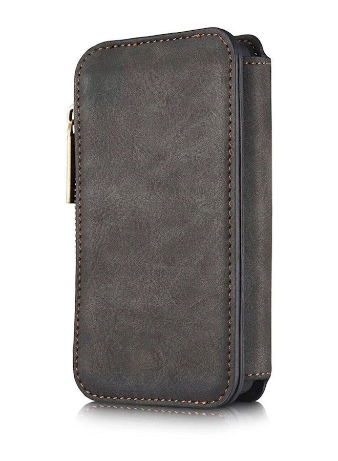 NIBEMINENT Protective Case Cover With Card Slot Holder For Apple iPhone 5/5S/Se Black  - Image 4