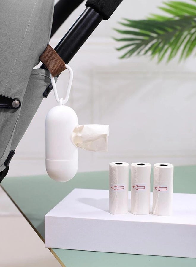 20 rolls of garbage bags and one garbage bag storage capsule, pet  bag, dog garbage bag, pet cleaning bag, pet  bag, pet excrement bag, pet  bag. - Image 2