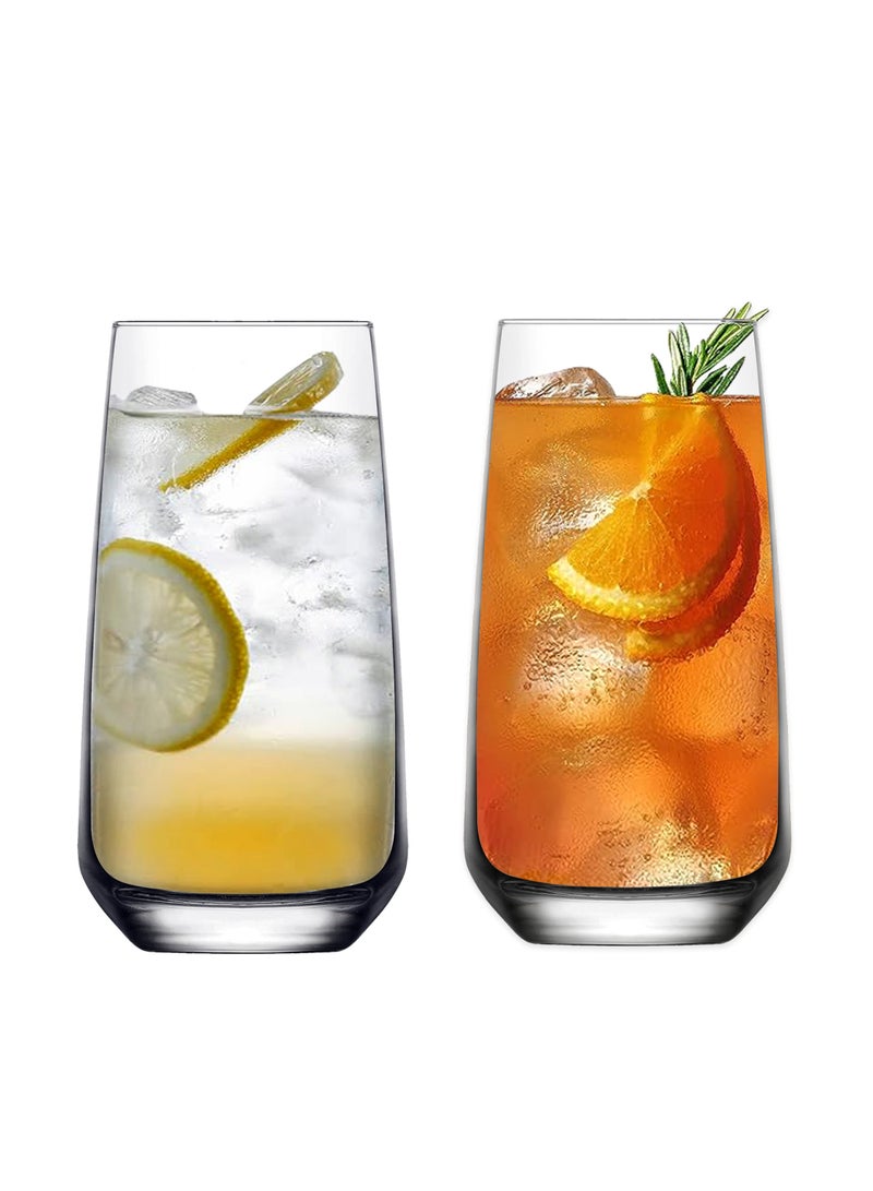 LAV 3 Pieces Lal Long Drink Tumbler Set 480 Ml - Clear - Image 3