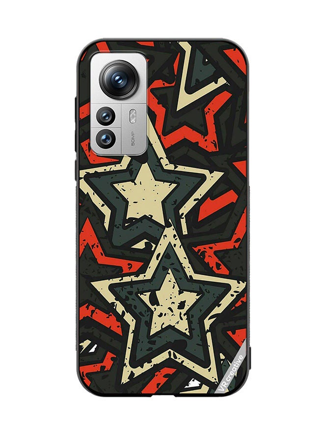 VR CREATIVE Protective Case Cover For Xiaomi 12 Pro Stars Design Multicolour - Image 1
