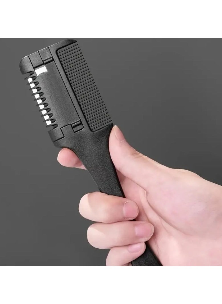 ORiTi Men's Double Sided Hair Brush Nylon Beard Comb Hair Styling C  - Image 1