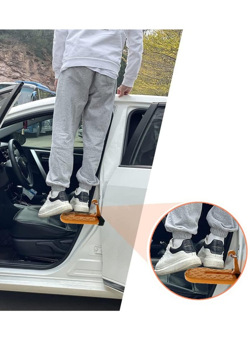 general Car Doorstep Foot Pegs Car Pedal Doorstep Car Doorstep Door Latch Hook Pedal Vehicle Folding Ladder U Shaped Hook Multifunction,fit For Most Suv Trucks Vans Mini Vehicle - Image 5