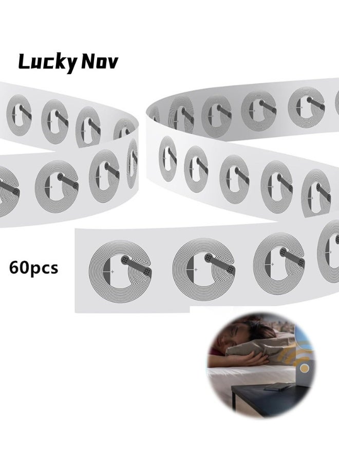 لاكي نوف 60 ملصقًا بتقنية NFC، ملصقات NFC Ntag 215، ملصقات مزودة بشريحة قابلة للبرمجة بسعة 504 بايت لجميع الهواتف والأجهزة التي تدعم تقنية NFC. - Image 1