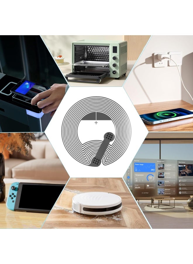 لاكي نوف 60 ملصقًا بتقنية NFC، ملصقات NFC Ntag 215، ملصقات مزودة بشريحة قابلة للبرمجة بسعة 504 بايت لجميع الهواتف والأجهزة التي تدعم تقنية NFC. - Image 3