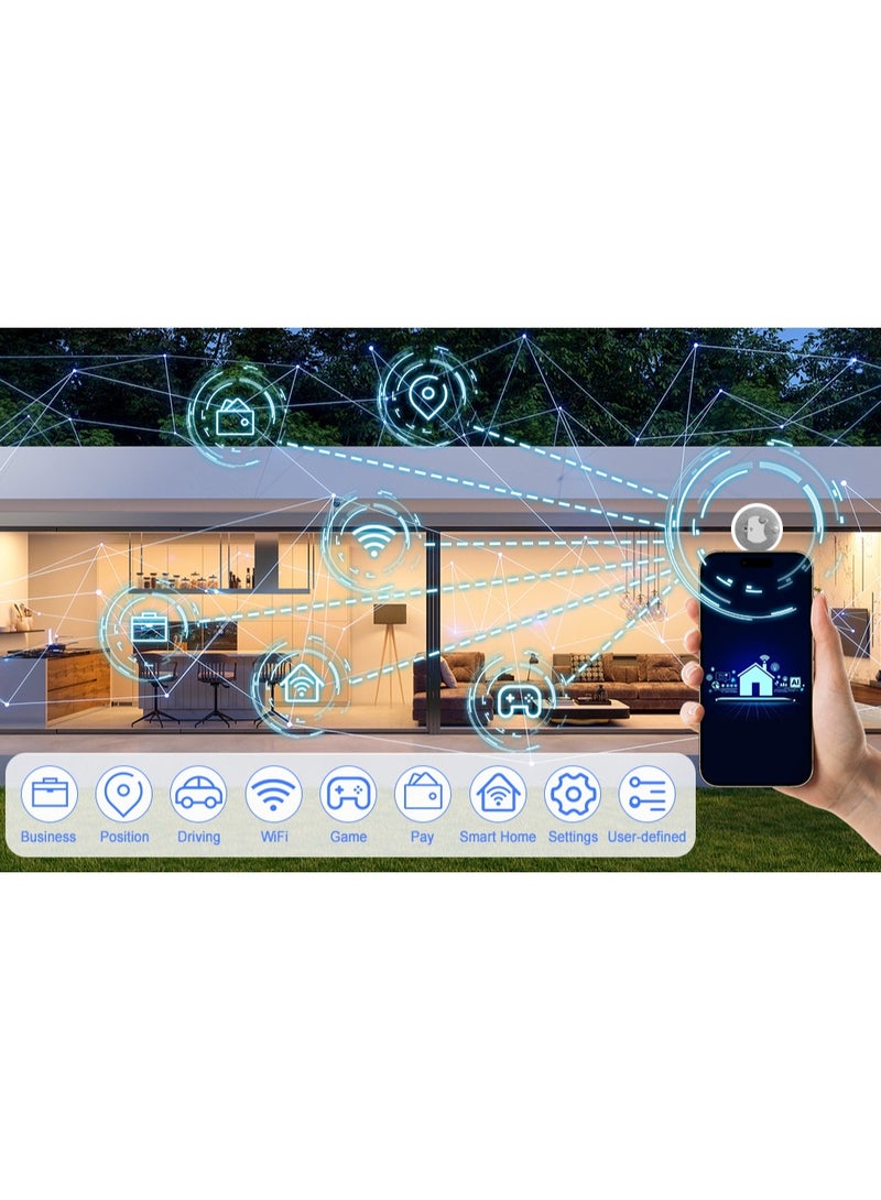 لاكي نوف 60 ملصقًا بتقنية NFC، ملصقات NFC Ntag 215، ملصقات مزودة بشريحة قابلة للبرمجة بسعة 504 بايت لجميع الهواتف والأجهزة التي تدعم تقنية NFC. - Image 4