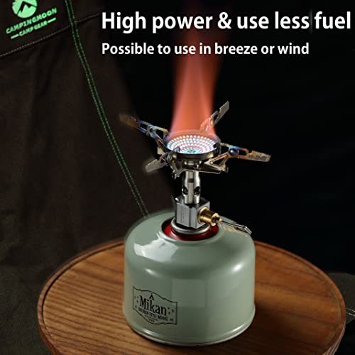 camping moon CAMPINGMOON Canister Stove Compact Foldable w/Micro Regulator 4Flex w/o igniter XD-2-NE - Image 2