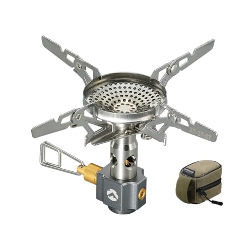 camping moon CAMPINGMOON Canister Stove Compact Foldable w/Micro Regulator 4Flex w/o igniter XD-2-NE - Image 1