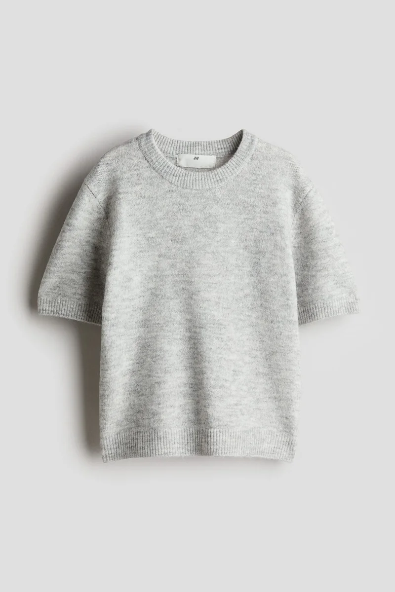 اتش اند ام Brushed fine-knit top
