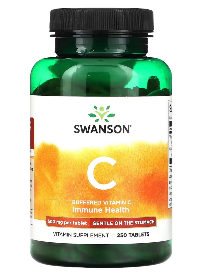 SWANSON - Buffered Vitamin C, 500 mg, 250 Tablets - Image 1