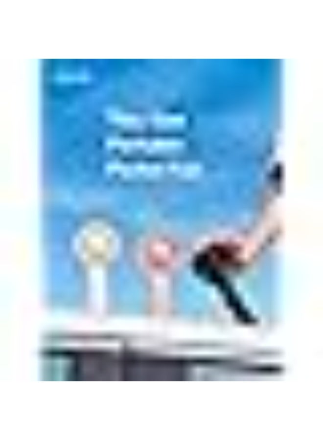 JISULIFE Mini Fan Battery Operated Handheld with 2000 mAh Battery or USB Powered Personal 3 Speeds,Enhanced Airflow, Rechargeable Quiet Pocket Fan for Home,Outdoor-Pink - Image 4