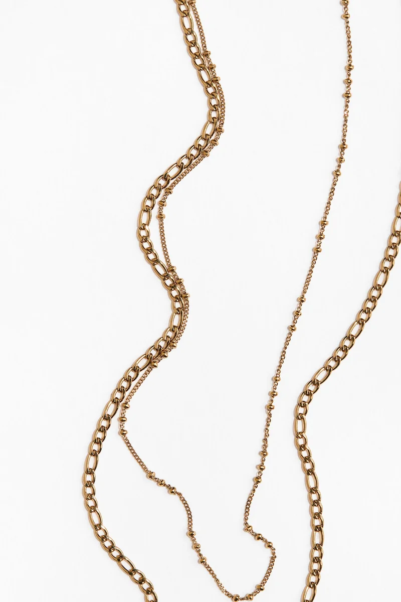 H&M Waterproof two-strand necklace