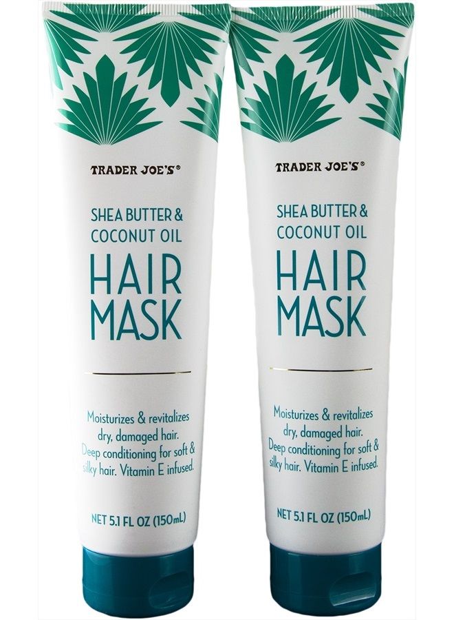 Trader Joe's Shea Butter and Coconut Oil Hair Mask (2 Pack)