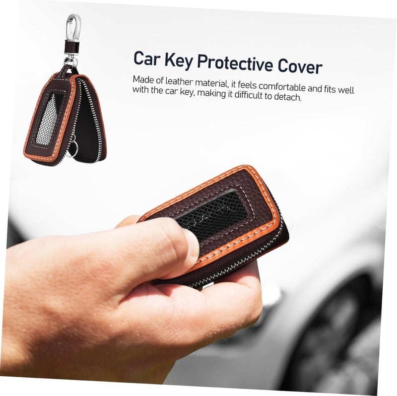 Budget friendly premium quality Cabilock Car Key Cover Durable PU Key Holder with Slip Design Scratch Resistant Protection for Car Keys Convenient and Easy to Clean Car Key Case Extra part combo compatible Dense area priority deliver Stable base Multi item matching Worldwide popular practical build Modern color selections Bulk storage easy optimized build Market mainstream color picks Market diverse application fit All-round unified build Upgraded quality Easy lifting build Air & land transit compatible Hardness boosted processed substance Newly stocked local goods Processed natural substance Trendy widespread design Classic design alternatives Detachable clean Pre-sale confirmed stock Assorted natural tone picks Assorted color options Diverse application fit User tested optimized build - Image 5