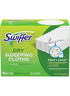Swiffer Disposable Cloth Dry Sweeping Refills 16 Count  - Image 1