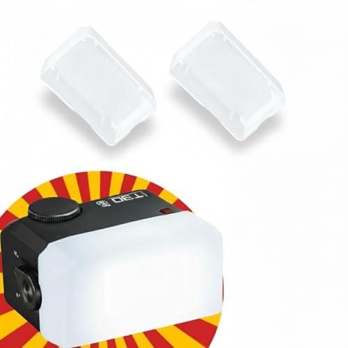 MOORDIEL IT30 Pro Diffuser, Flash Diffuser for Godox IT30 Pro IT30PRO, Compatible with GODOX IT30ProS IT30ProF IT30ProC IT30ProN IT30ProO Mini Flash, Soft Even Lighting No Harsh Glare, Easy to Install (2Pack) - Image 1