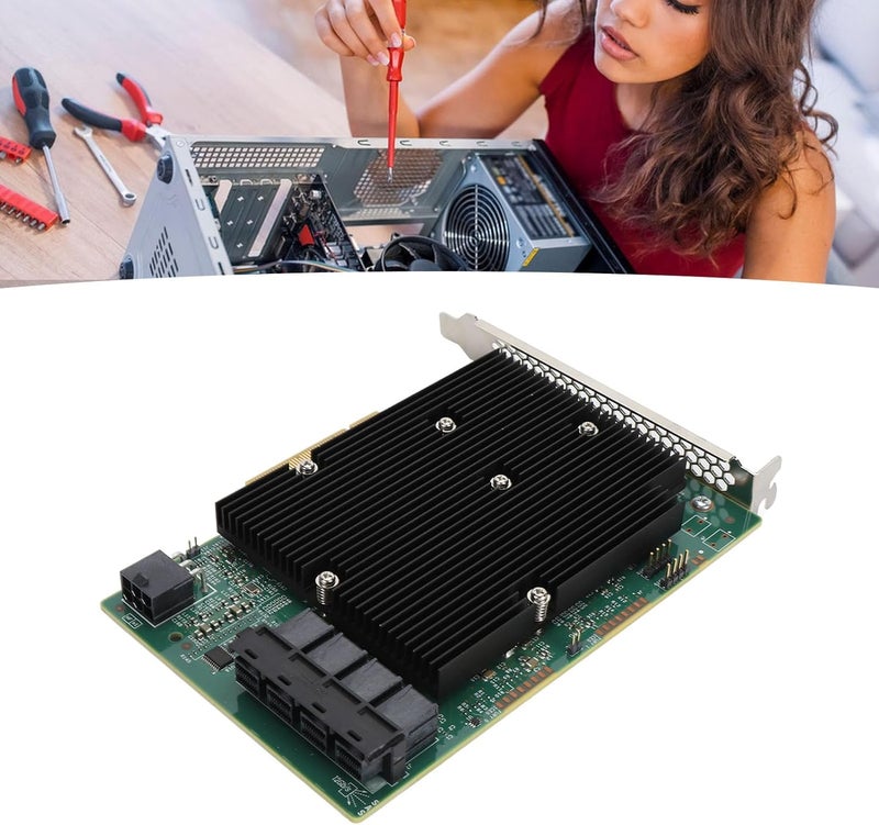 خطط شراء ميسورة بطاقة Rengue LSI SAS 9300 16I HBA، تحتوي على 16 منفذًا بسرعة نقل بيانات تبلغ 12 جيجابت في الثانية، تعمل بتقنية PCIe 3.0 x8، ولا تدعم أنظمة VMware أو FreeBSD. سهل العناية اليومية - Image 2