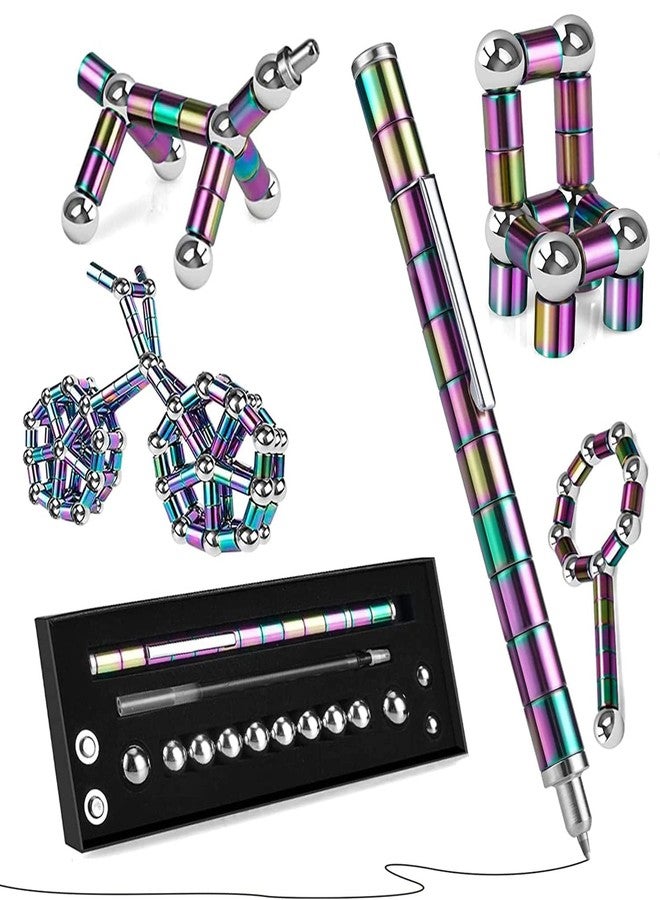 SRUSTEPY Magnetic Fidget Pen, Decompression Toy, Gift for Teenage Boys, Novelty Toy for Kids or Friends - Image 3