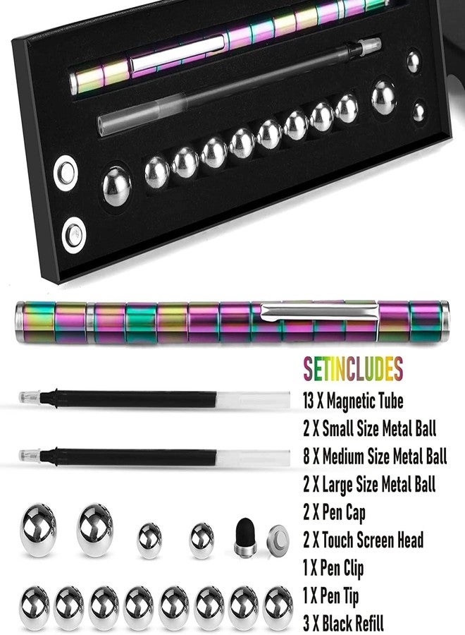 SRUSTEPY Magnetic Fidget Pen, Decompression Toy, Gift for Teenage Boys, Novelty Toy for Kids or Friends - Image 4