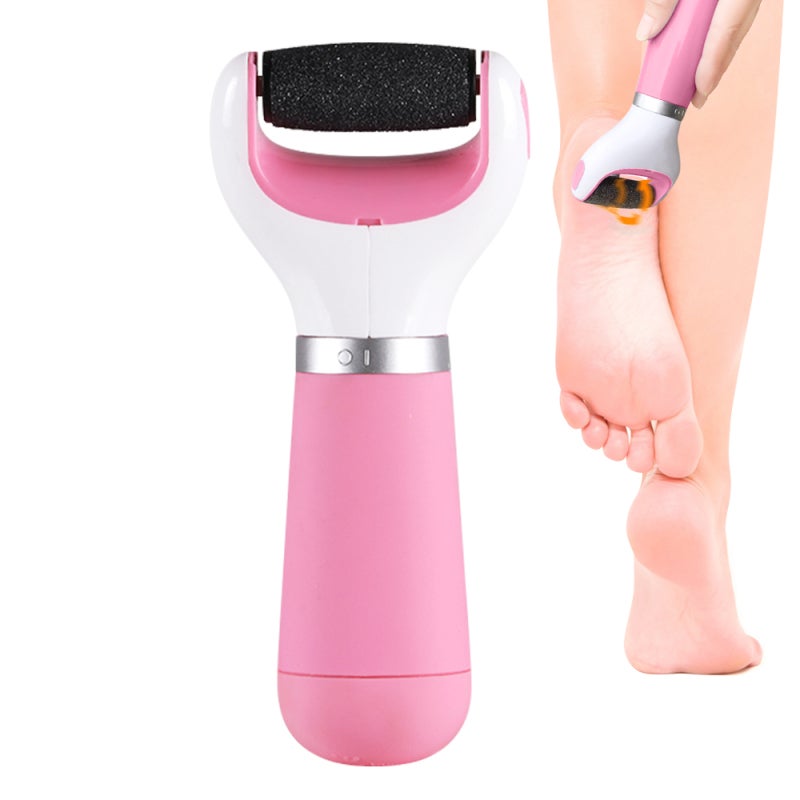 Foot Grinder: Pink 6V 17000Rpm Cordless Grinder - Ergonomic Handle Portable Dead Skin Remover for Home Outdoor Foot Care - Image 1