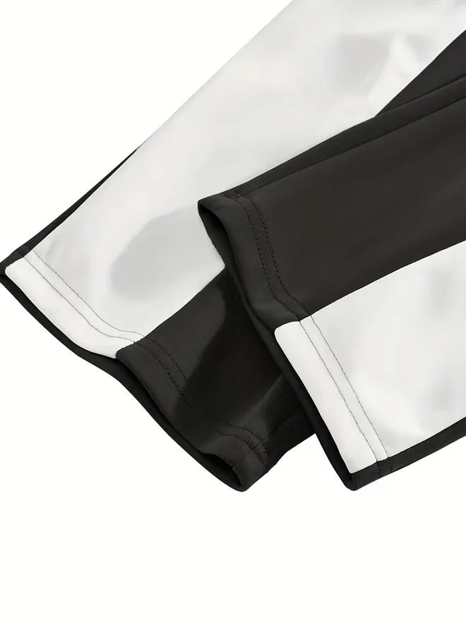Take Two  Men Contrast Panel Pants for Men | Best Price UAE