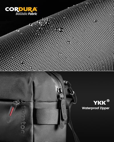 Tomtoc حقيبة سلاينغ tomtoc بسعة 7 لتر لجهاز iPad Pro مقاس 11 بوصة M5(2025)/M4/M2/M1، iPad Air مقاس 11 بوصة M3/M2، iPad مقاس 11 بوصة A16، حقيبة كتف مقاومة للماء للرجال والنساء، حقيبة صدر غير رسمية للاستخدام اليومي للسفر، العمل، الصالة الرياضية، الرياضة. - Image 5