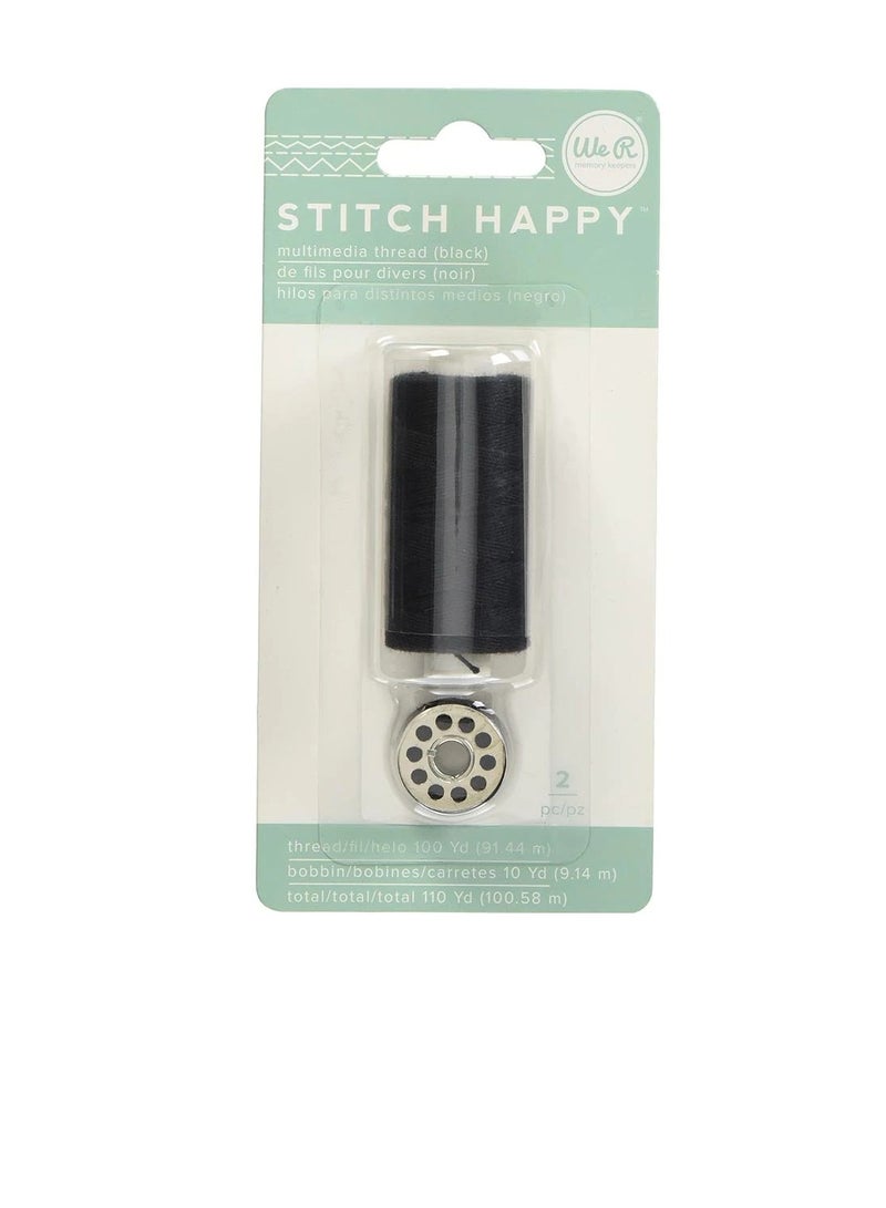 Thread Stitch Happy Black, 2pc - Image 3