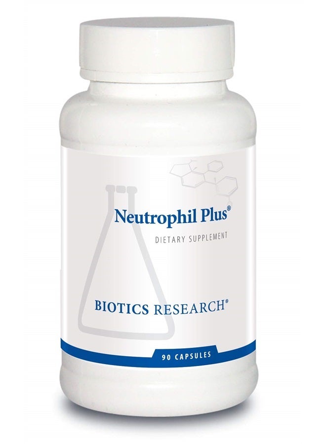 BIOTICS Research Neutrophil Plus, Immune Support, Maitake Mushroom, Barberry, Antioxidant Activity, Optimal Immune Function, Upper Respiratory Health. 90 Caps - Image 1