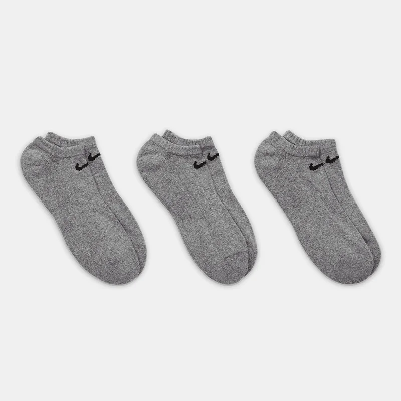 Nike Everyday Cushioned Training No-Show Socks (3 Pairs)