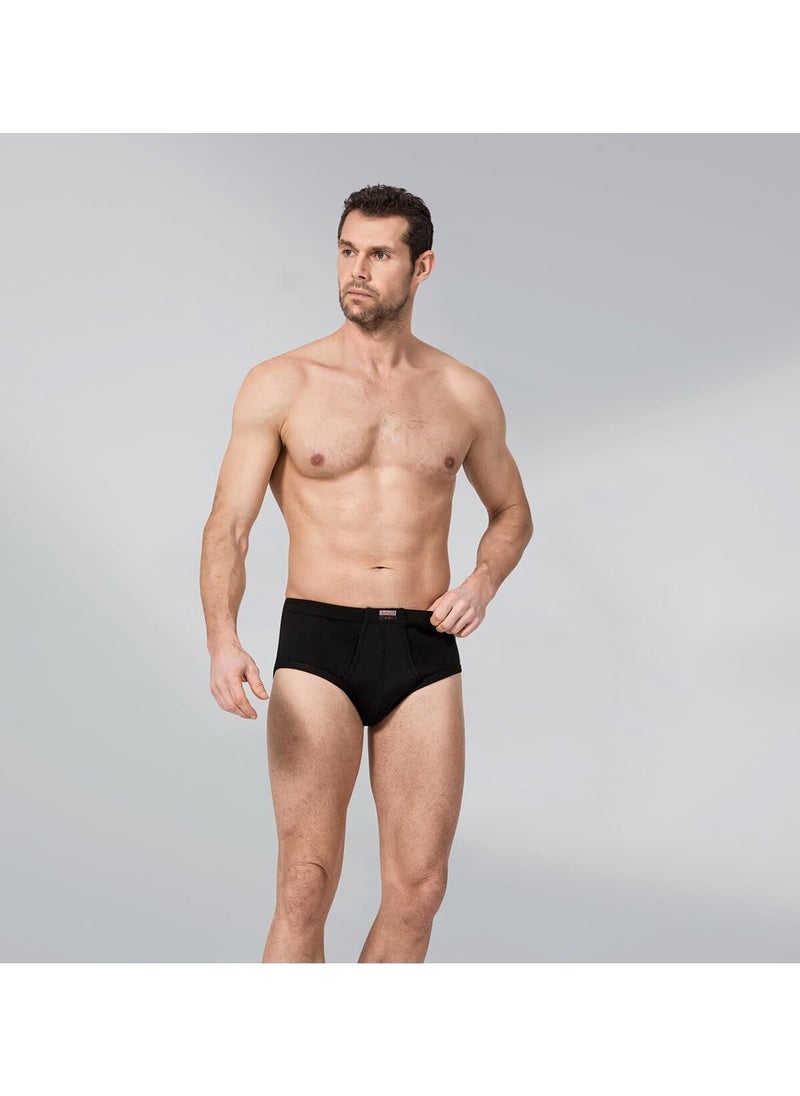 Namaldı - 6 Pieces Black Color Banded Slip Panties - Image 1