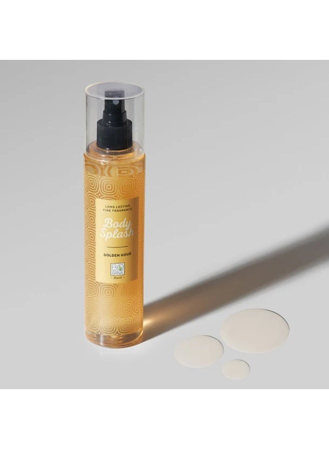 بوبانا معطر للجسم برائحة فاخرة تدوم طويلاً، جولدن آور، 250 مل - Image 3