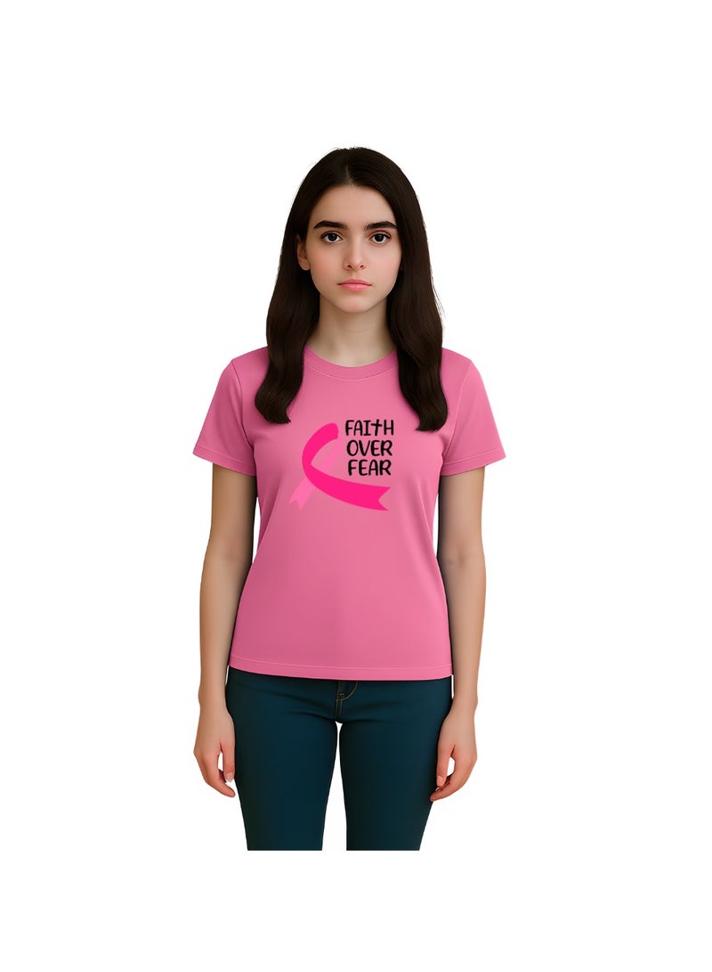 PRINTSHOP4ME PinkCancer Awareness T-shirts For Men And Women - Image 2