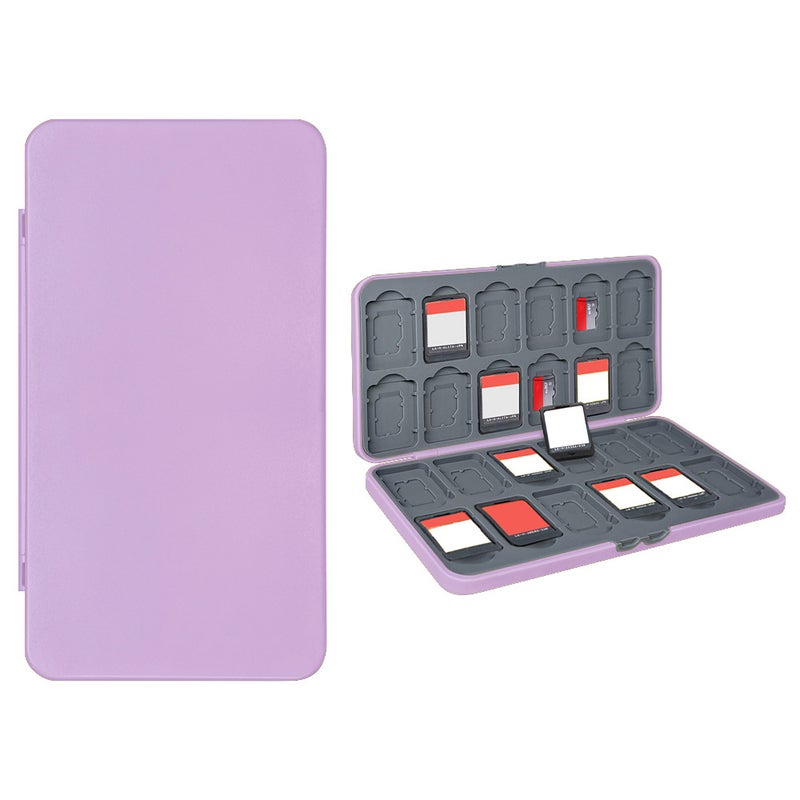 NS Switch Cartridge Storage Case, Magnetic NS Card Holder, 24-Slot Large Capacity Lite Accessory