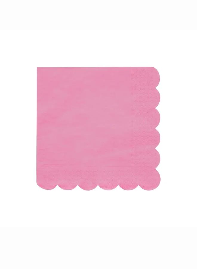 Meri Meri Coral Simply Eco Large Napkins