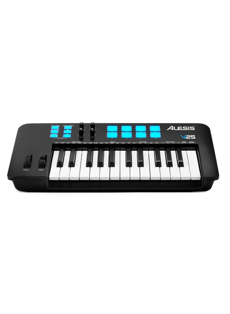 Alesis 25-Key USB-MIDI Keyboard Controller - Image 5