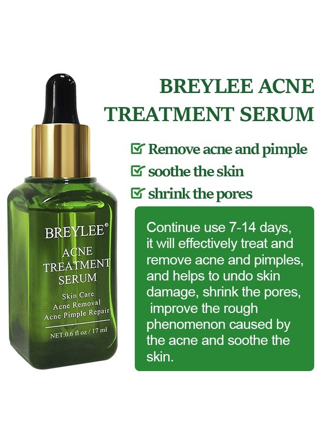 Breylee Acne Treatment Serum,Tea Tree Acne Treatment Serum, Clear Skin Serum for Clearing Severe Acne,Breakout, Remover Pimple and Repair Skin  17ml - Image 5