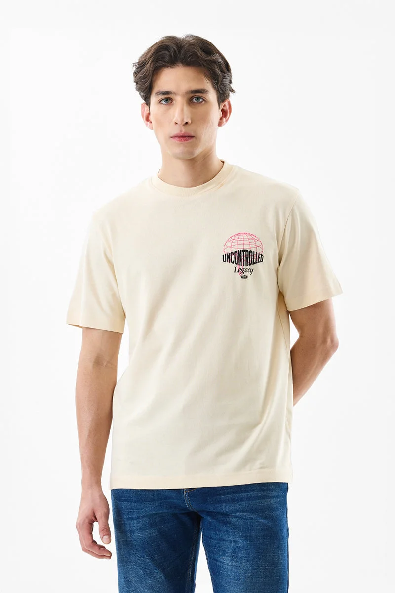 SNITCH Regular Fit 100% Cotton Legacy T-Shirt
