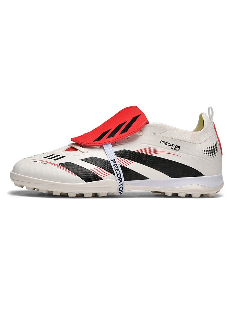 SKT Shiketro Men's and Women's Low Top Seamless Flyknit Foldable Soccer Cleats, Adult Turf Training Sneakers - Image 4