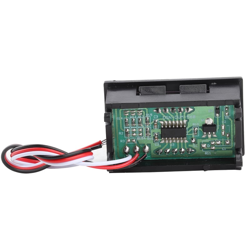 0.56" 3 Wire Digital LED Voltmeter Voltage Meter Panel with Reverse Protection DC0-100V (Red) - Image 3