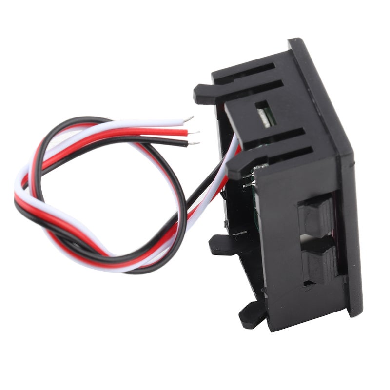 0.56" 3 Wire Digital LED Voltmeter Voltage Meter Panel with Reverse Protection DC0-100V (Red) - Image 1