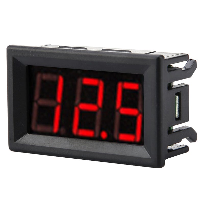 0.56" 3 Wire Digital LED Voltmeter Voltage Meter Panel with Reverse Protection DC0-100V (Red) - Image 5