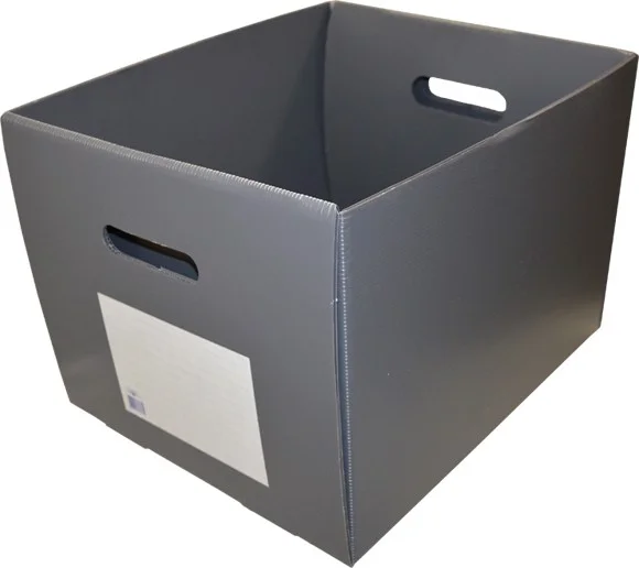 Temel Basic Archive Box 5 Folder Capacity Gray 5 Pieces