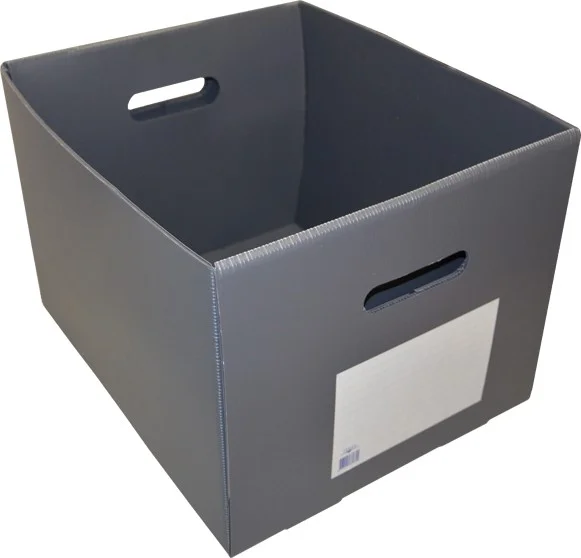 Temel Basic Archive Box 5 Folder Capacity Gray 5 Pieces