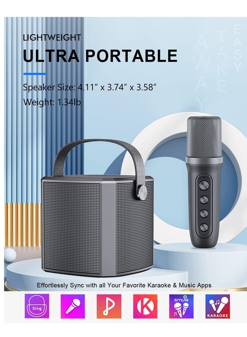 TIGER YS-102 Bluetooth Speaker & Karaoke Microphone Combo – Portable Outdoor Karaoke System with High-Quality Sound – Small Family KTV Speaker for Kids and Adults – Wireless Bluetooth Connectivity – Perfect for Parties and Singing Fun  - Image 5
