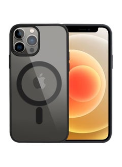 iPhone 13 Pro Max Case Clear Magsafe Slim Cover, Ultra-Thin Shockproof and Anti-Yellow Transparent Protective Cover Compatible for Apple iPhone 13 Pro Max 6.7 inch - Black