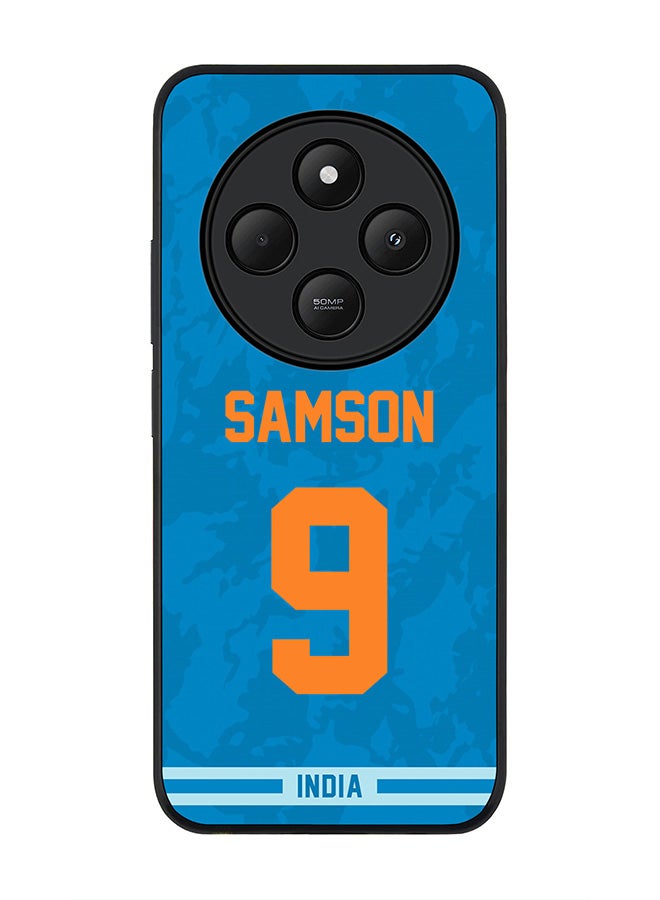 Stylizedd For Xiaomi Poco C75 Case,Slim fit Camera Protection, Shockproof Thin Phone cover - India Sanju Samson, Jersey No 9 - Image 1