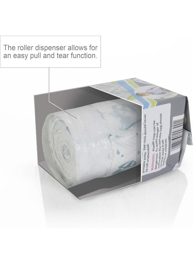 Kalencom Potette Plus Potty Seat Liner Roller Dispenser with Magic Disappearing Ink, 20 Count - Image 3