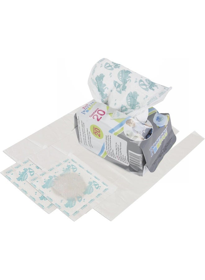 Kalencom Potette Plus Potty Seat Liner Roller Dispenser with Magic Disappearing Ink, 20 Count - Image 4