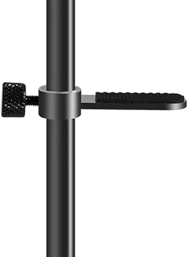 Black Aluminum Adjustable GPU Support Bracket With Fan Mount For Stable Graphics Card Positioning - Image 2