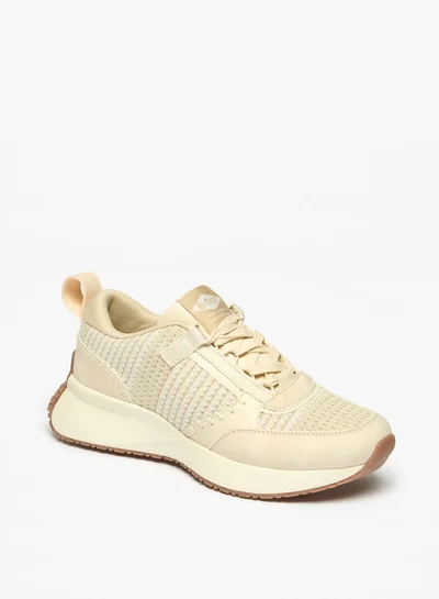 Lee Cooper Women's Panelled Lace-Up Low Ankle Sneakers
